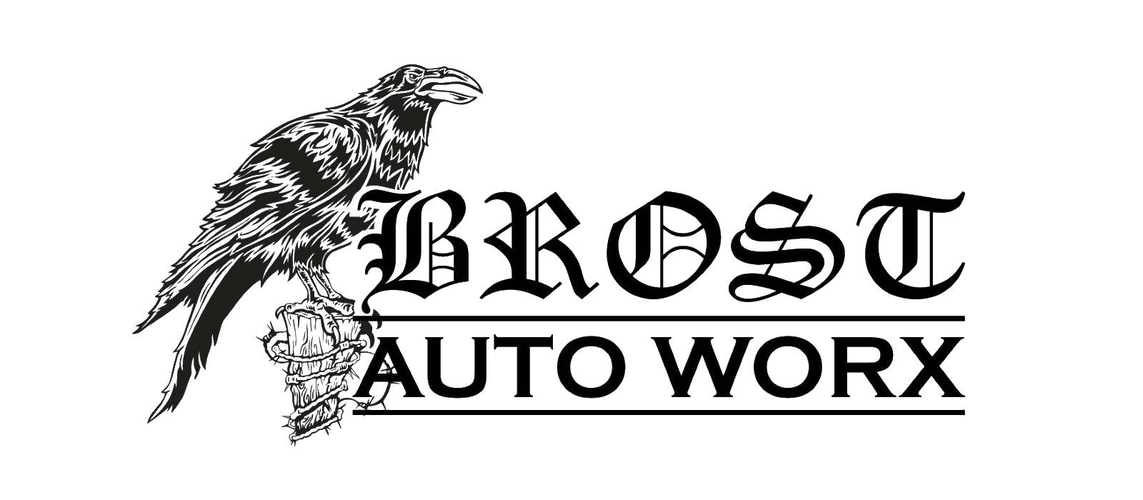 Brost Auto Worx automotive shop branding